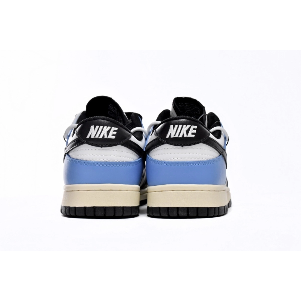 Nike SB Dunk Low Strap Black and White Blue DD1391-100 (Limited customized)