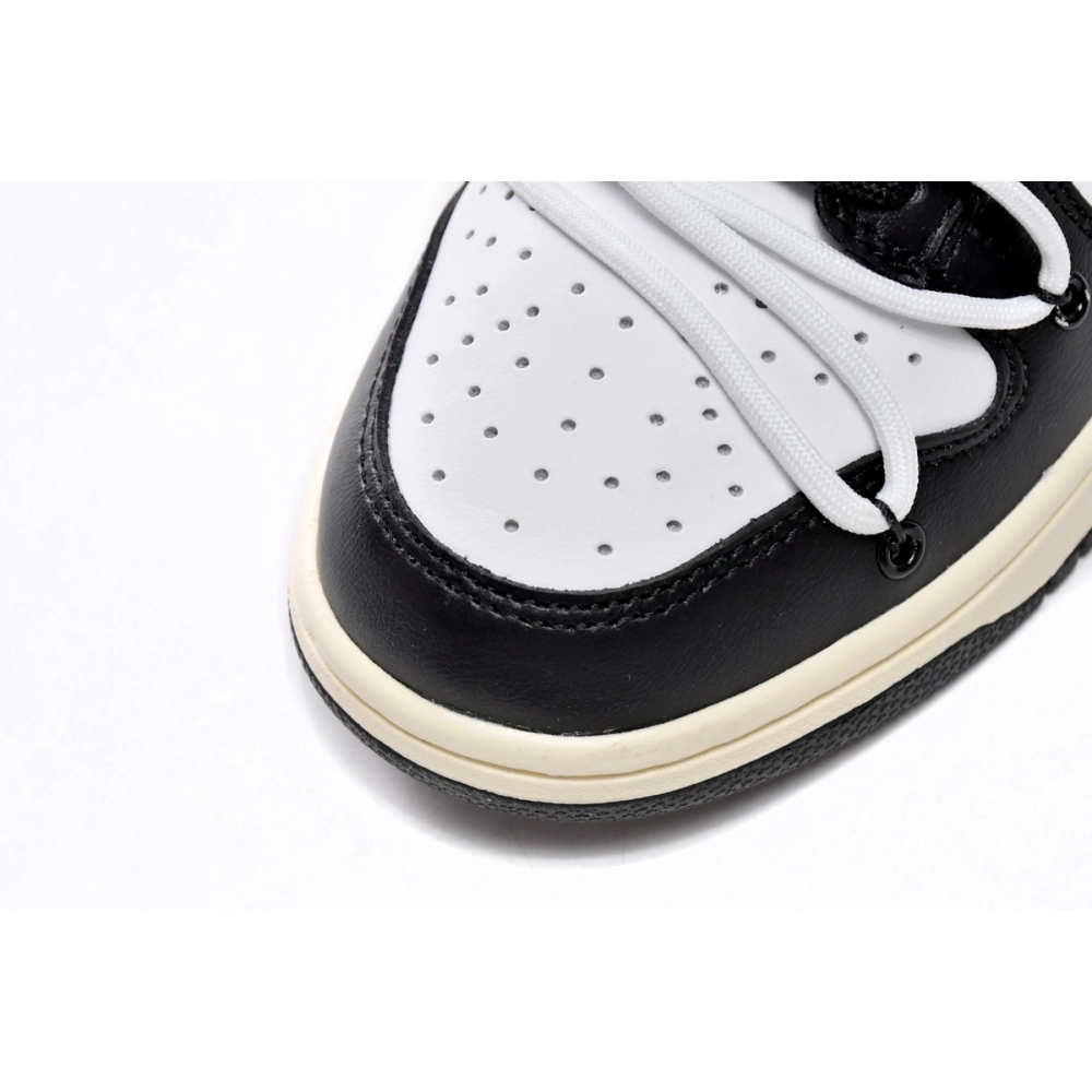 Nike SB Dunk Low Strap Black and White Blue DD1391-100 (Limited customized)