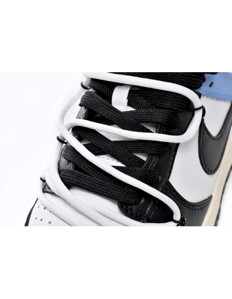 Nike SB Dunk Low Strap Black and White Blue DD1391-100 (Limited customized)