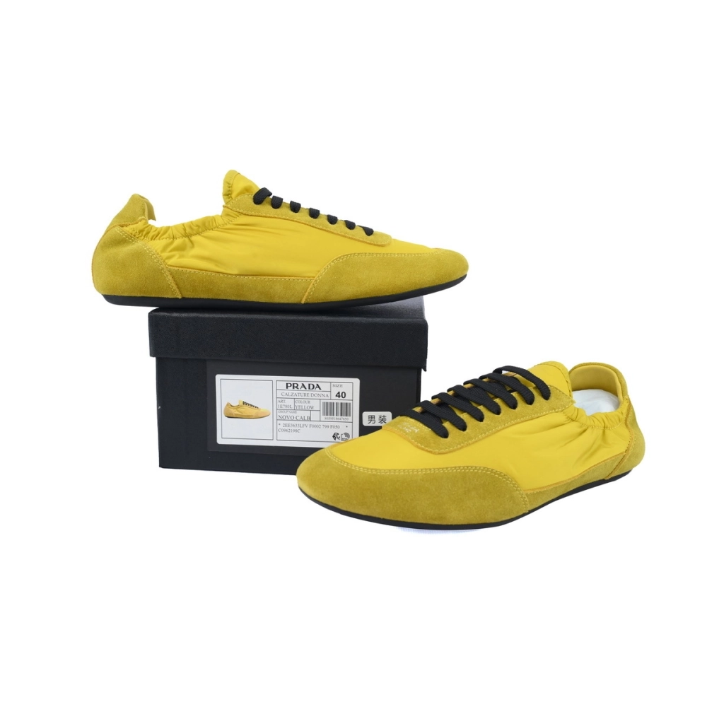 Prada Sneakers Collapse Yellow