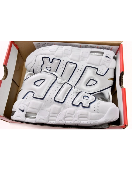 Nike Air More Uptempo White Midnight Navy 415082-109