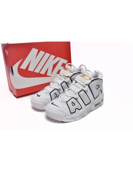 Nike Air More Uptempo White Midnight Navy 415082-109