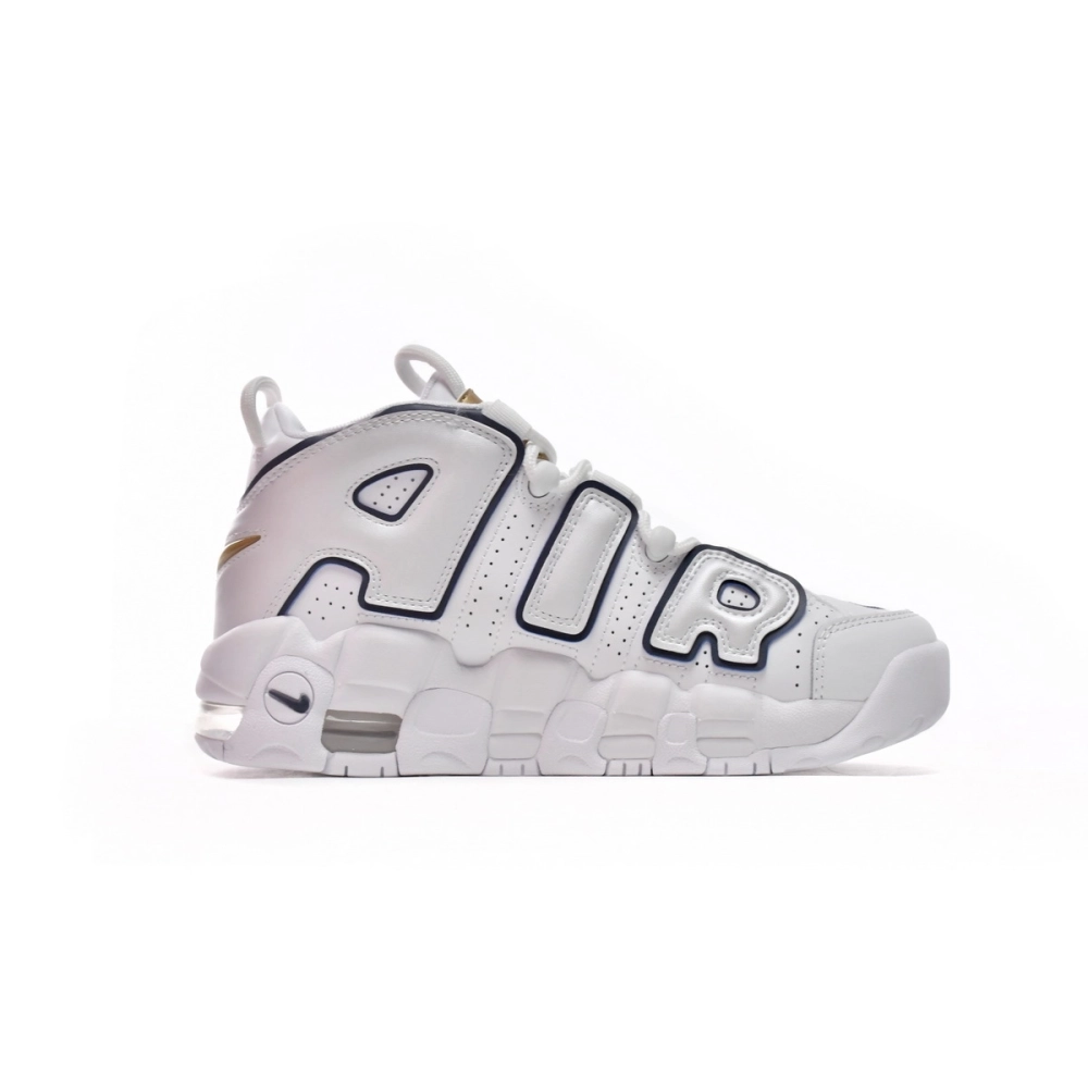 Nike Air More Uptempo White Midnight Navy 415082-109