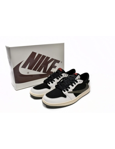 Travis Scott x Air Jordan 1 Low OG Olive DZ4137-106