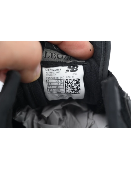 New Balance 574 Legacy Cordura Pack-Black U574L-GMT