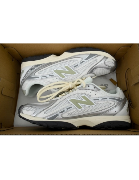New Balance 204L Silver Metallic Sage Green U204LSWB