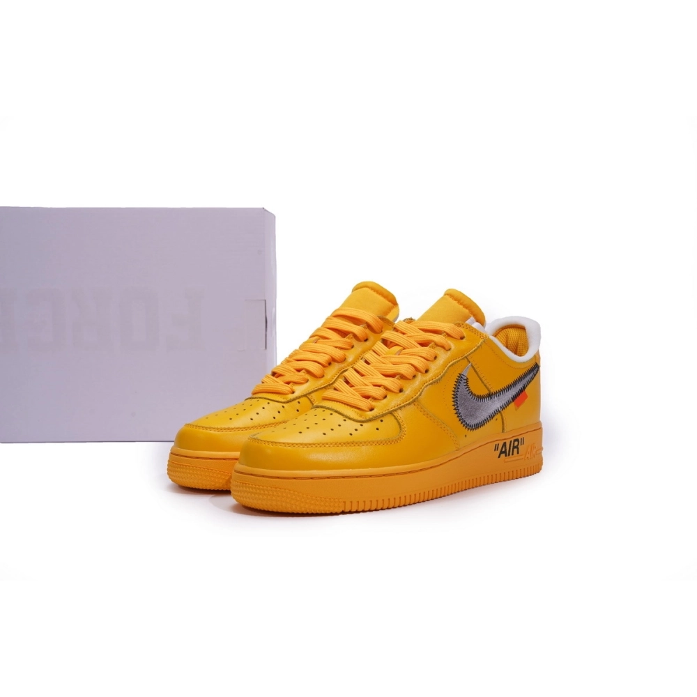 Nike Air Force 1 Low Off-White University Gold Metallic Silver DD1876-700