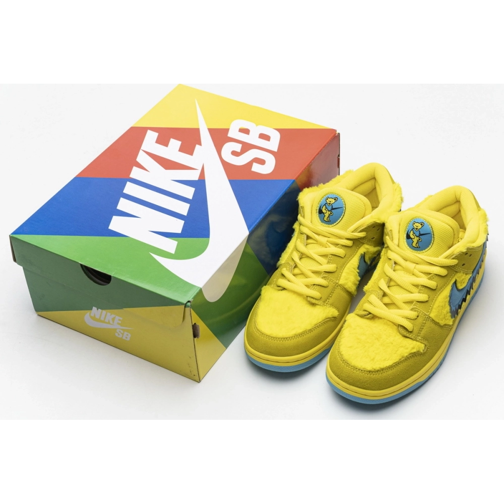 Nike Dunk SB Low Grateful Dead Bears Opti Yellow CJ5378-700