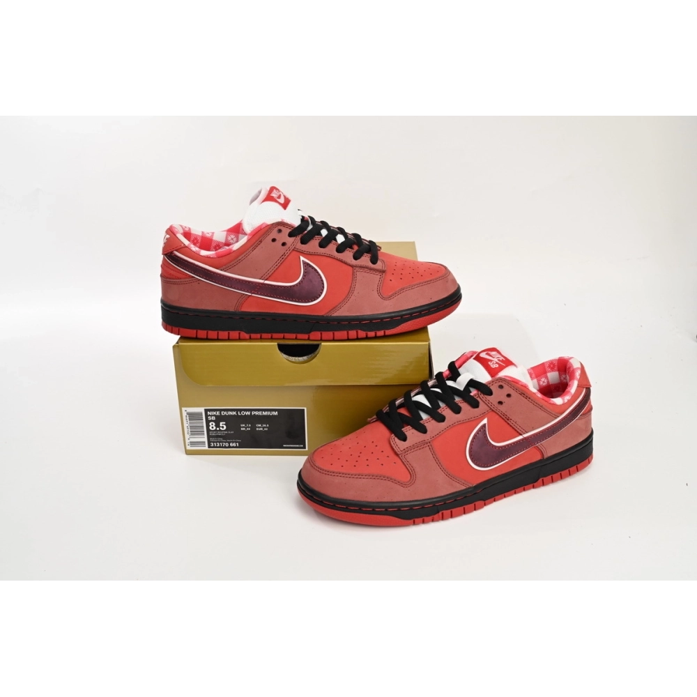 Nike SB Dunk Low Concepts Red Lobster 313170-661