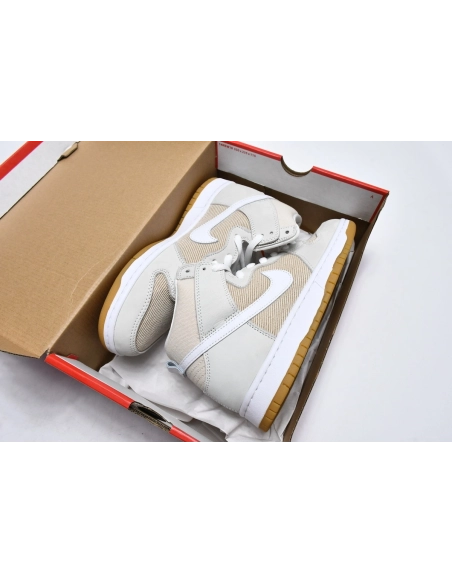 Nike SB Dunk High Pro ISO Orange Label Unbleached Natural DA9626-100