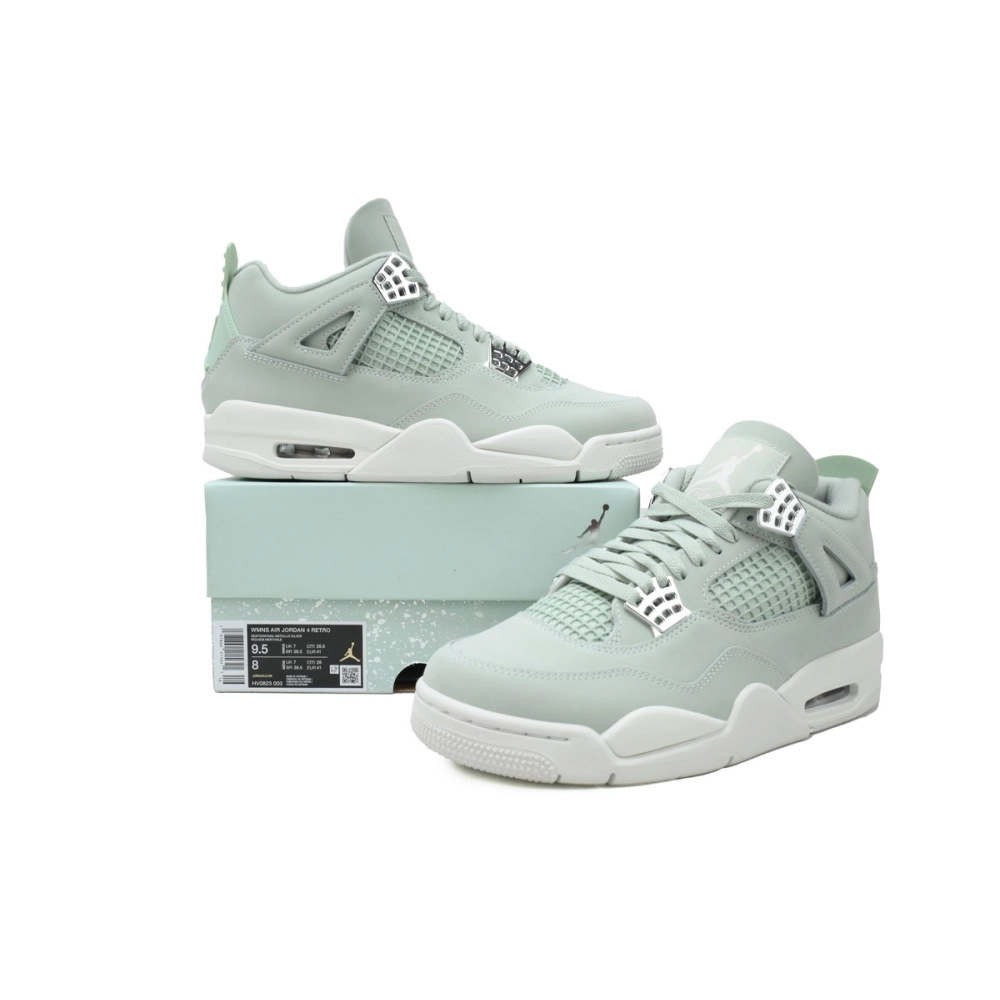 (Special Offer)Air Jordan 4 Retro Seafoam Sail HV0823-003
