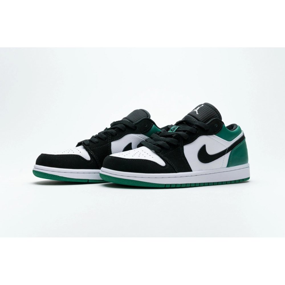Air Jordan 1 Low White Black Mystic Green 553558-113