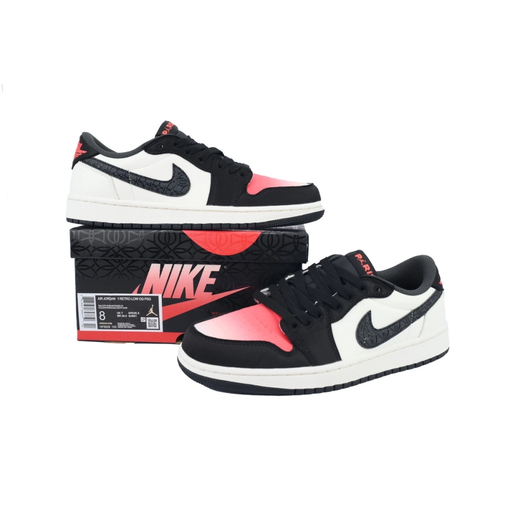 Air Jordan 1 Low x Paris Saint-Germain OG Sail Pink Oxford HF8828-100