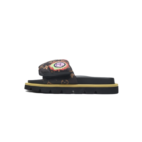 Louis Vuitton Pool Pillow Flat Comfort Mules Brown Sun Label
