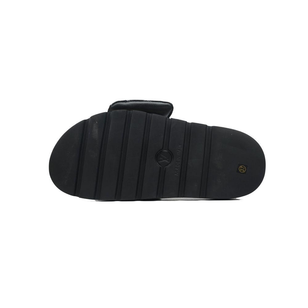 Louis Vuitton Pool Pillow Flat Comfort Mules Denim Yellow Label