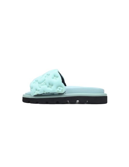 Louis Vuitton Pool Pillow Flat Comfort Mules Light Blue
