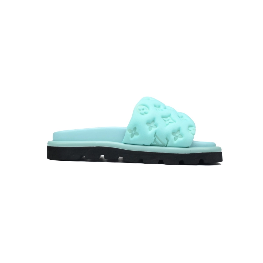 Louis Vuitton Pool Pillow Flat Comfort Mules Light Blue