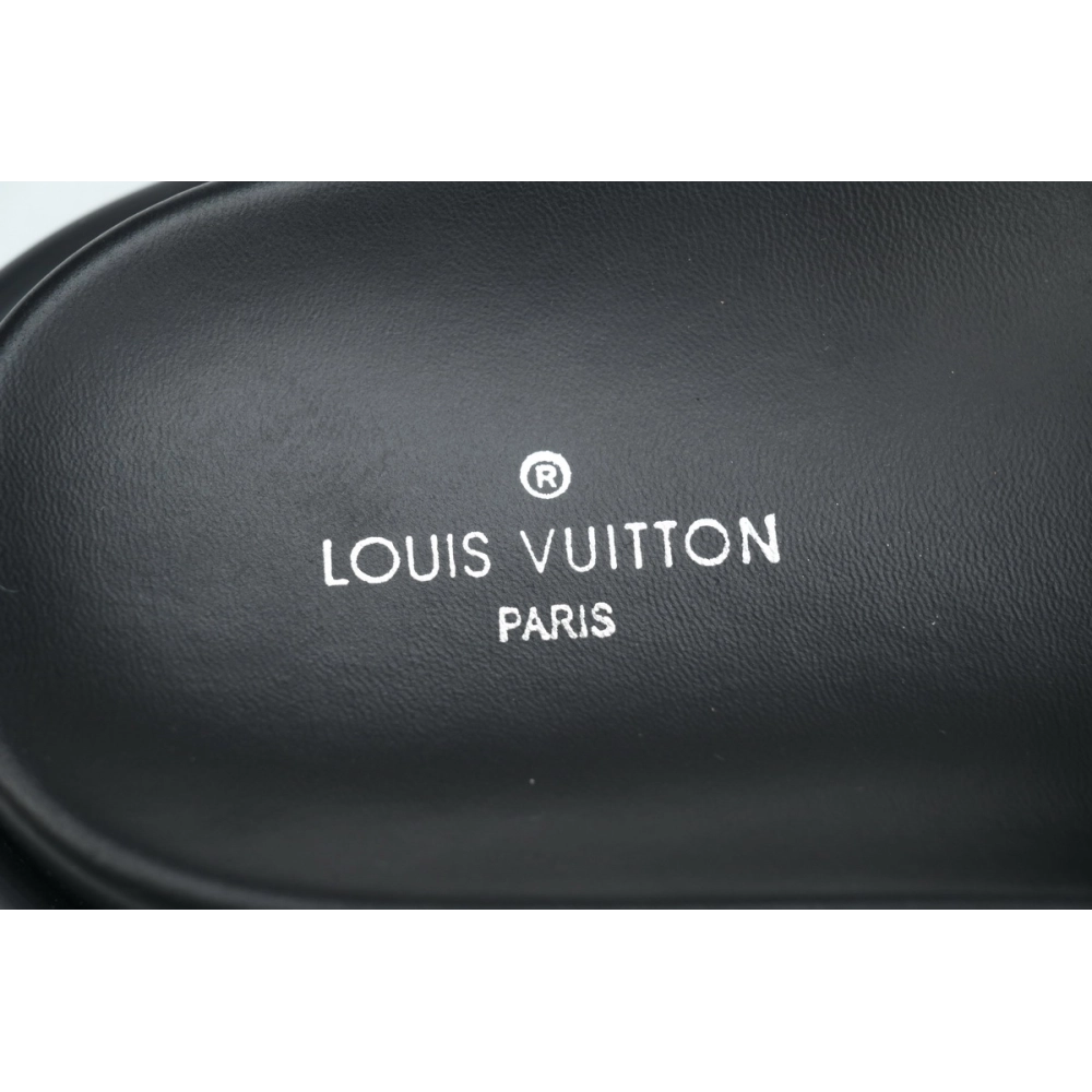 Louis Vuitton Pool Pillow Flat Comfort Mules Navy Blue