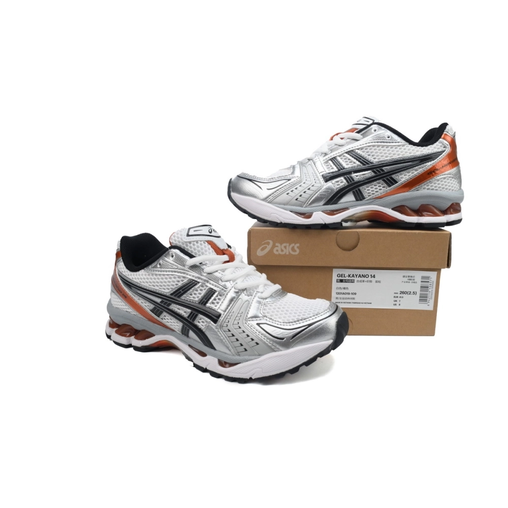Asics Gel-Kayano 14 White Piquant Orange 1201A019-109