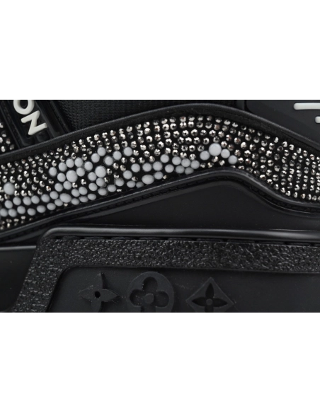 Louis Vuitton Trainer Maxi Black Swarovksi Crystals