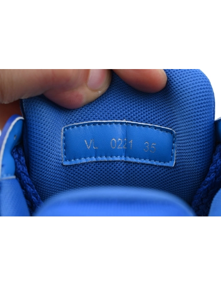 Louis Vuitton Trainer Maxi Blue Swarovksi Crystals