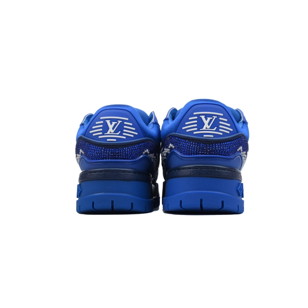 Louis Vuitton Trainer Maxi Blue Swarovksi Crystals