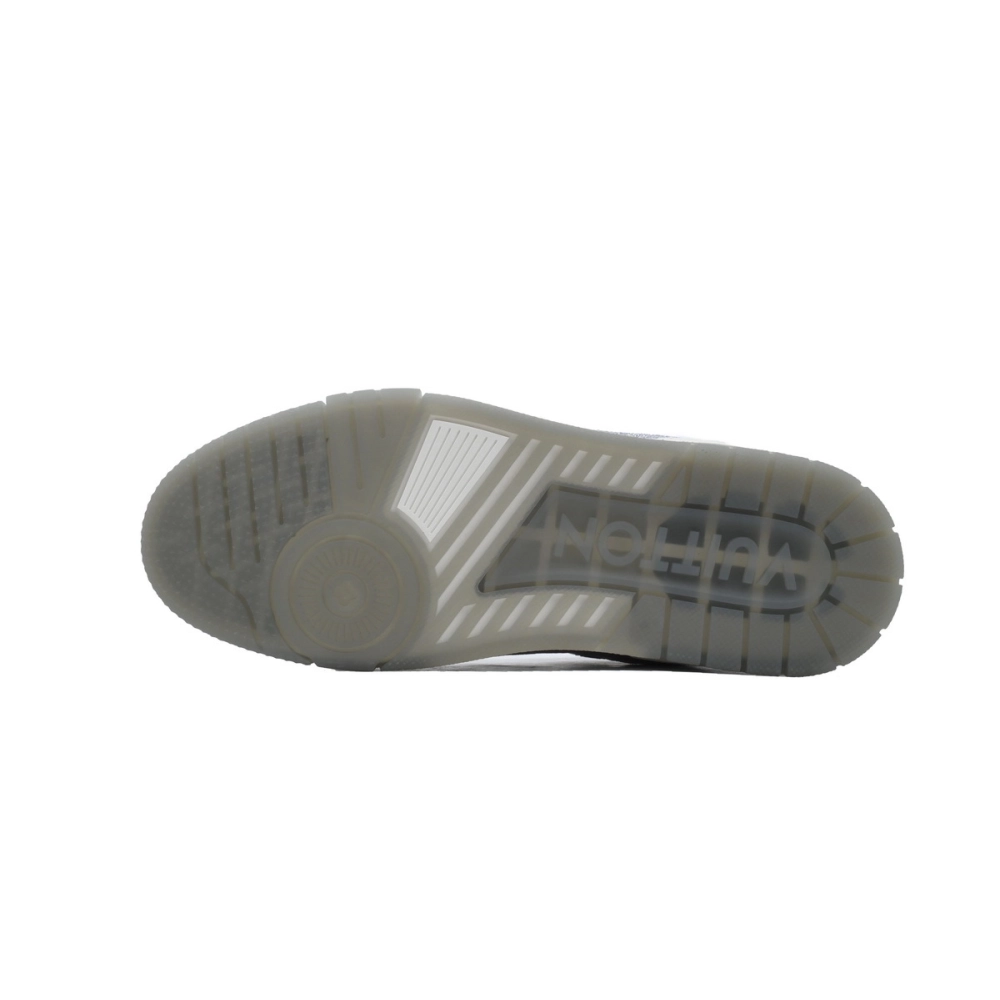 Louis Vuitton Trainer Grey White Swarovski