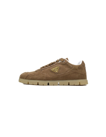 Prada Trail Suede Sneakers Brown