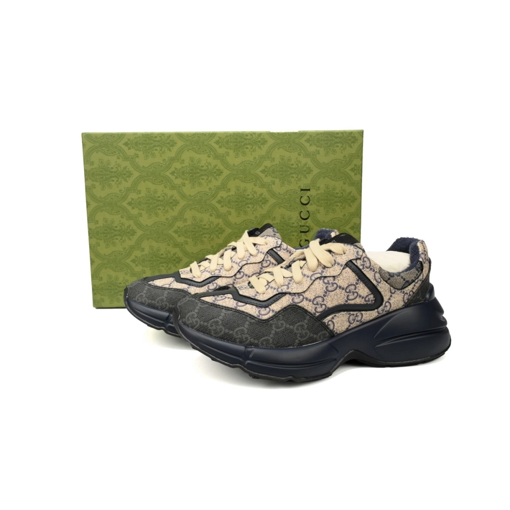 Gucci Rython GG Grey Navy 692909 UIQ20 1060