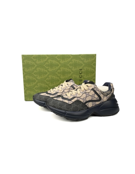 Gucci Rython GG Grey Navy 692909 UIQ20 1060