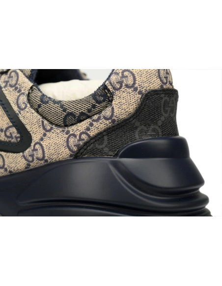 Gucci Rython GG Grey Navy 692909 UIQ20 1060
