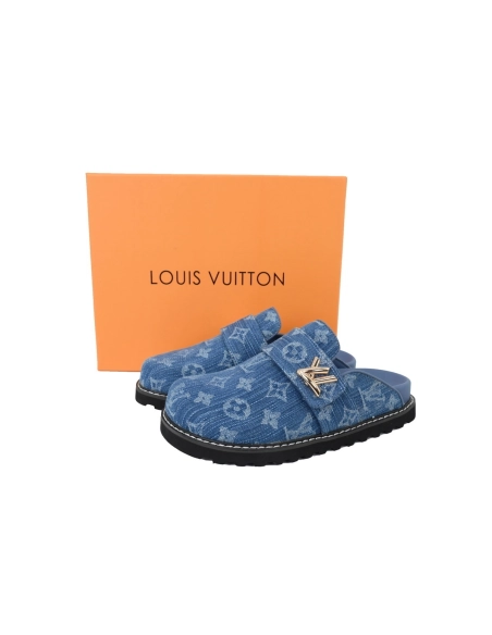 Louis Vuitton LV Cosy Comfort Mule Blue 1AGVOQ