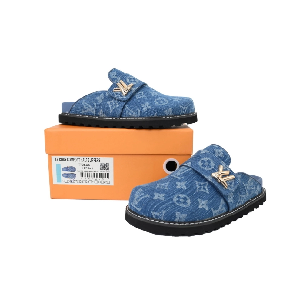 Louis Vuitton LV Cosy Comfort Mule Blue 1AGVOQ