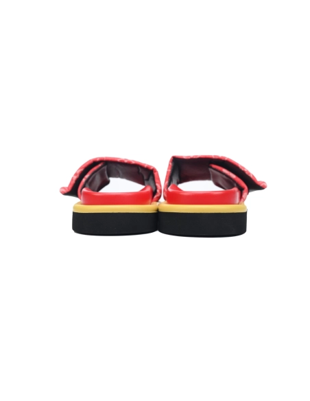 Louis Vuitton Pool Pillow Flat Comfort Mules Denim Red