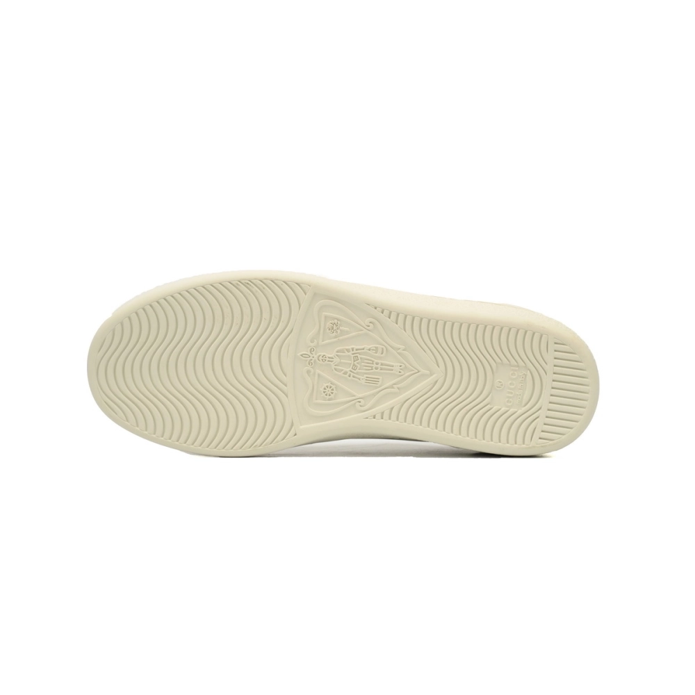 Gucci Ace Perforated Interlocking G White Pink