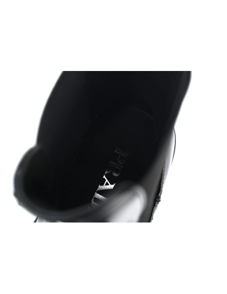 Prada Leather Ankle Boots Black