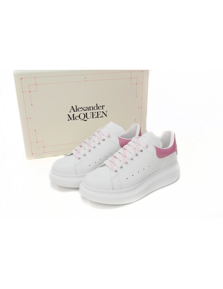Alexander McQueen Oversized White Pink Croc 718233 WICG6 8887