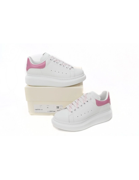 Alexander McQueen Oversized White Pink Croc 718233 WICG6 8887