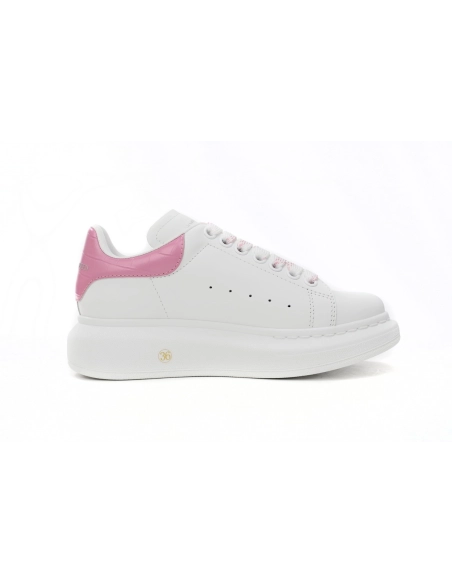 Alexander McQueen Oversized White Pink Croc 718233 WICG6 8887