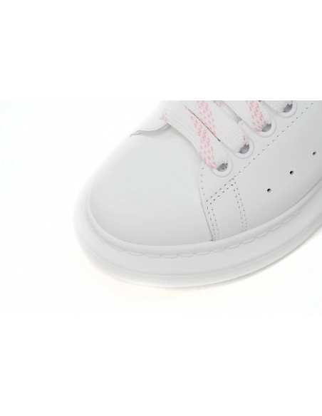 Alexander McQueen Oversized White Pink Croc 718233 WICG6 8887