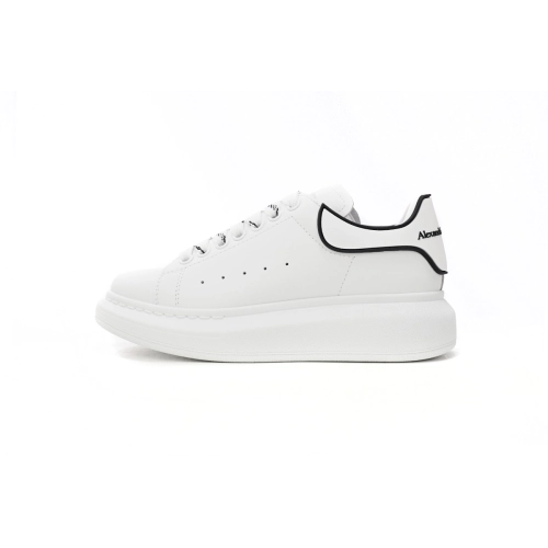 Alexander McQueen Oversized White Black Trim