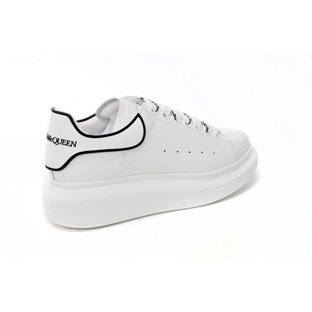 Alexander McQueen Oversized White Black Trim