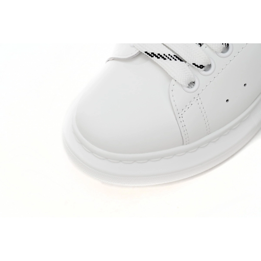 Alexander McQueen Oversized White Black Trim