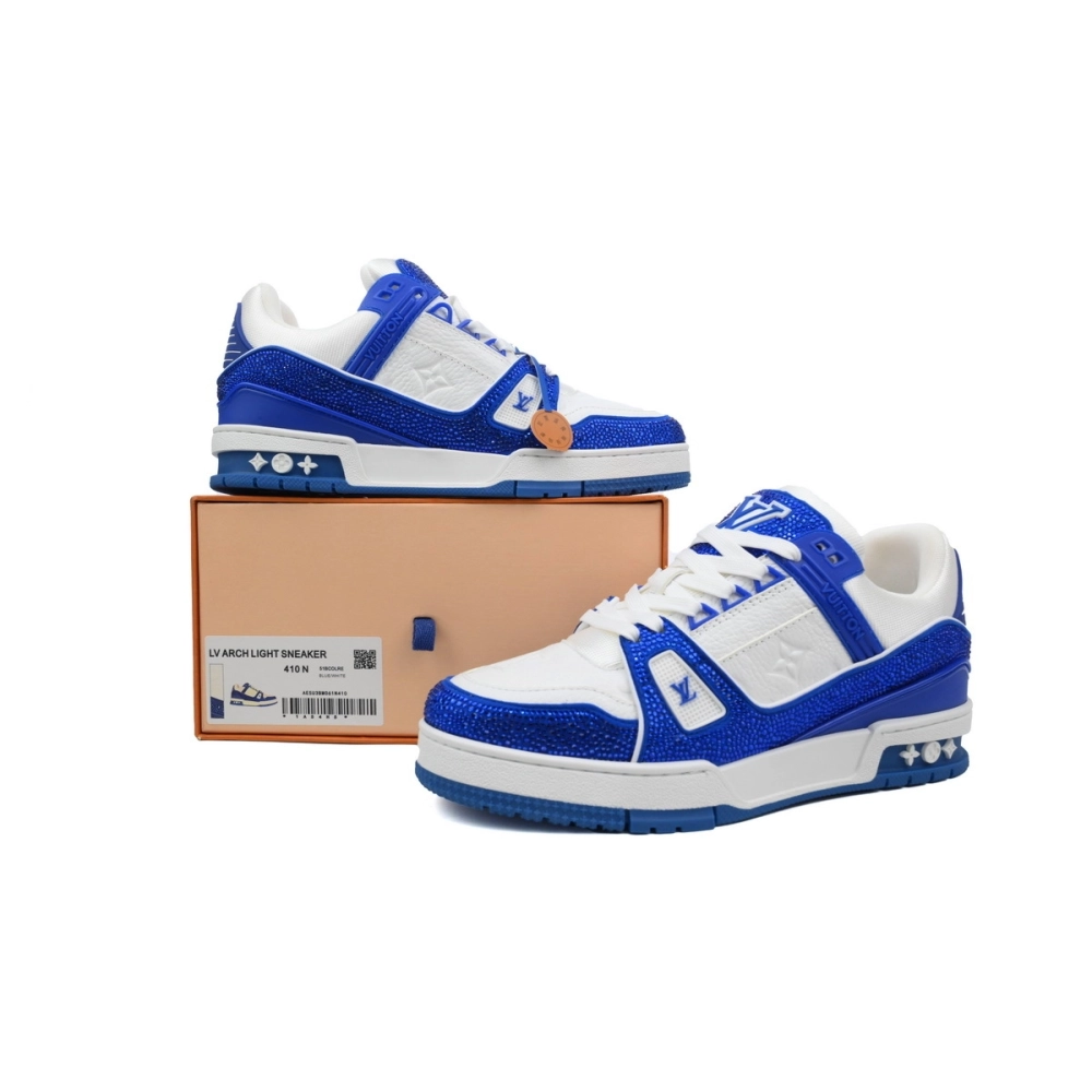 Louis Vuitton Trainer Dark Blue Rhinestone 1AC5AJ