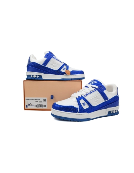 Louis Vuitton Trainer Dark Blue Rhinestone 1AC5AJ