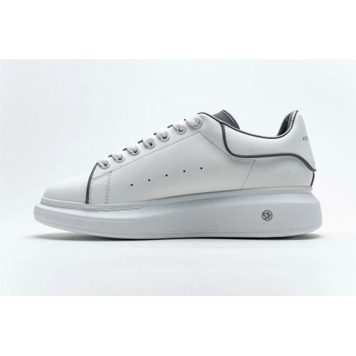 Alexander McQueen Oversized White Grey 553770 9076