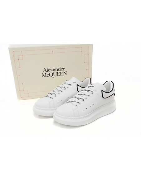 Alexander McQueen Oversized White Black 621056WHXMT9074