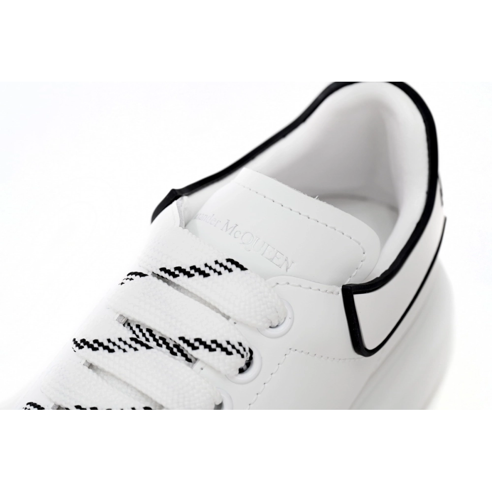 Alexander McQueen Oversized White Black 621056WHXMT9074