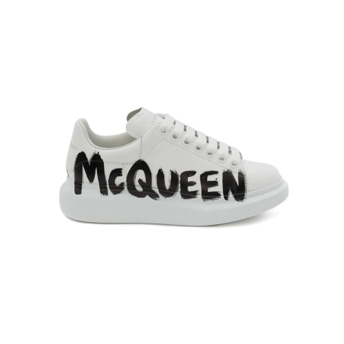 Alexander McQueen Oversized Graffiti White Black