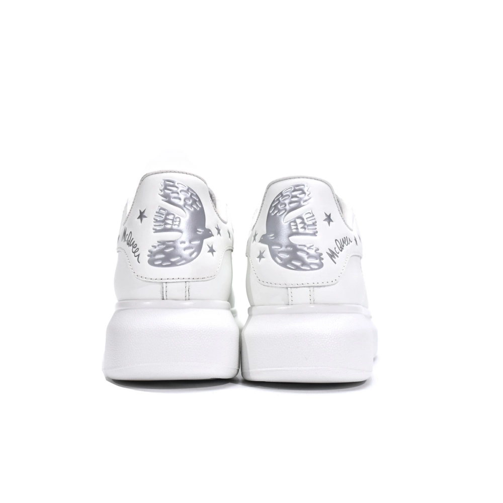 Alexander McQueen Oversized Silver Phoenix Tail Color